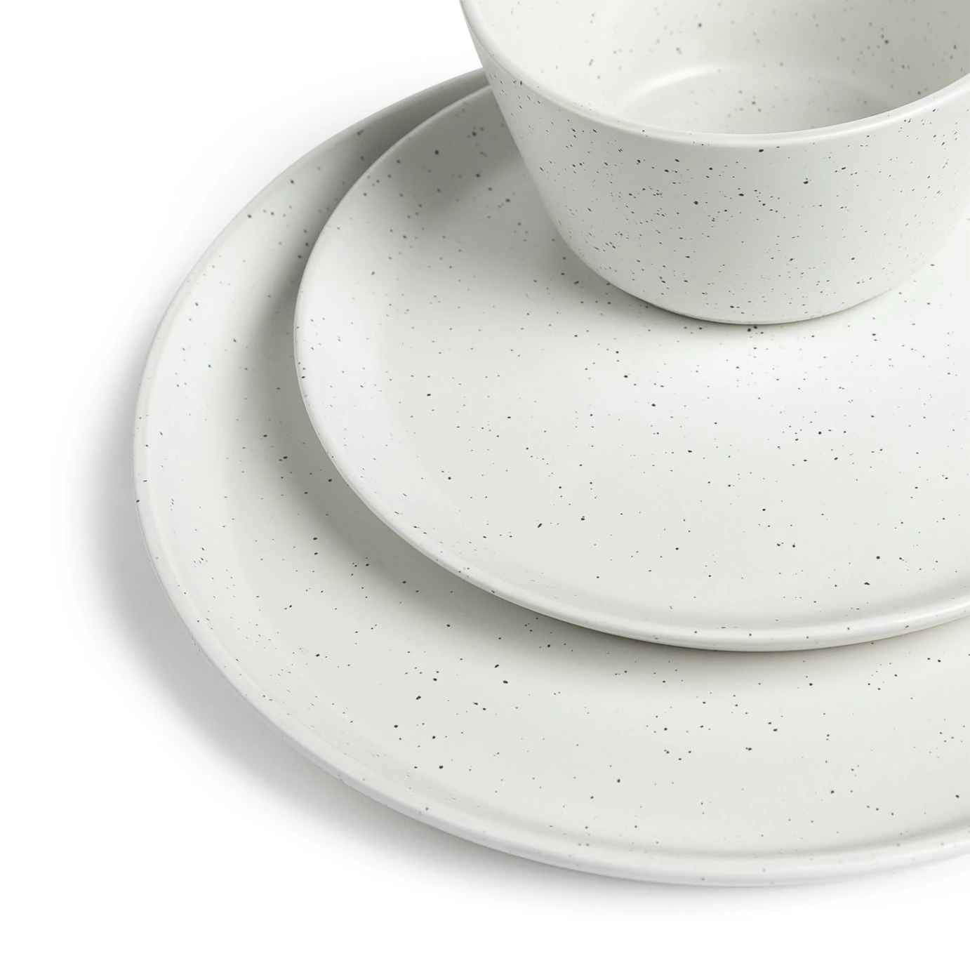 Habitat Addison 12 Piece Stoneware Dinner Set - White 6 Habitat Addison 12 Piece Stoneware Dinner Set - White - Image 6