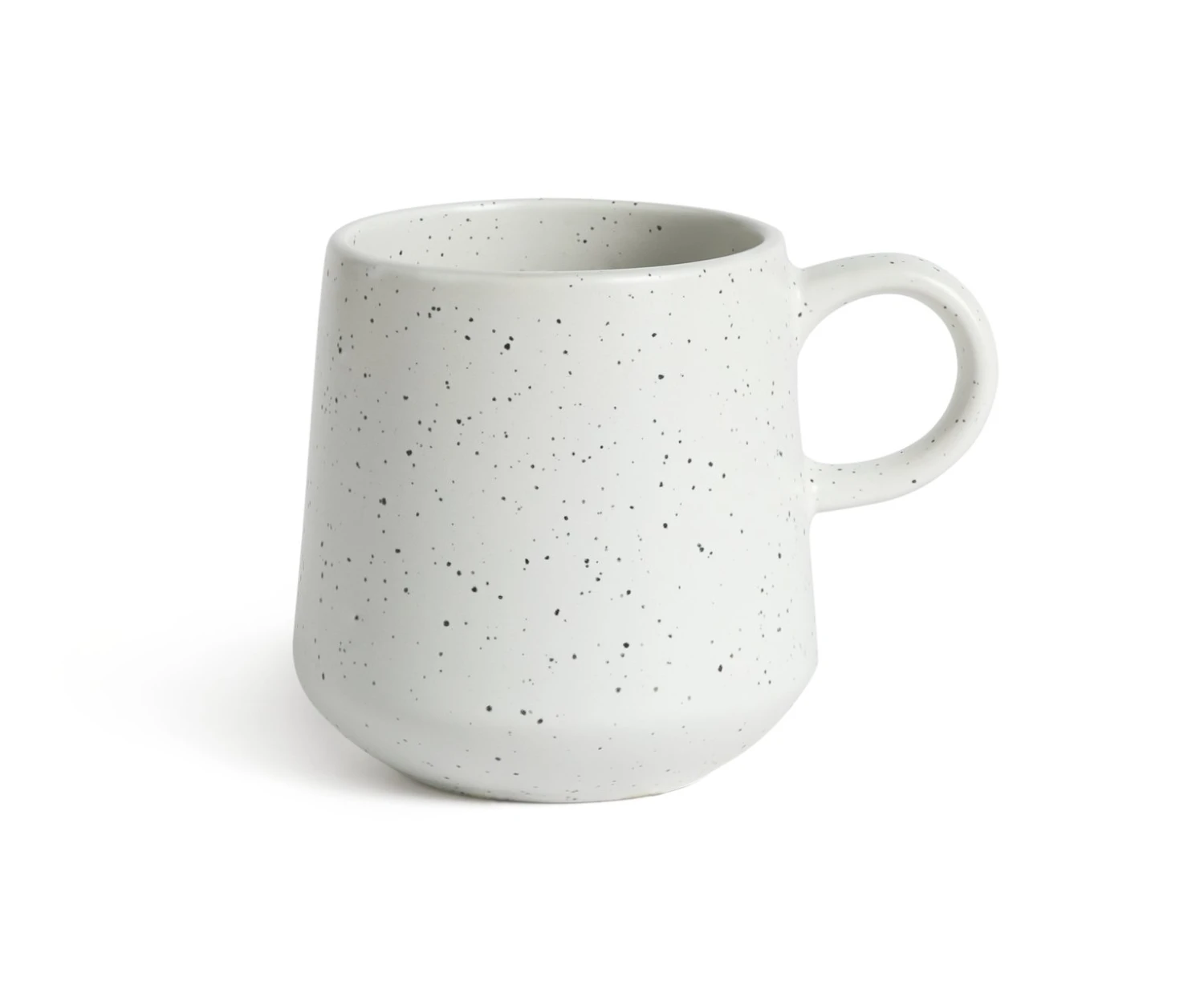 Habitat Addison Set Of 4 Speckled Mugs - White 2 Habitat Addison Set Of 4 Speckled Mugs - White - Image 2