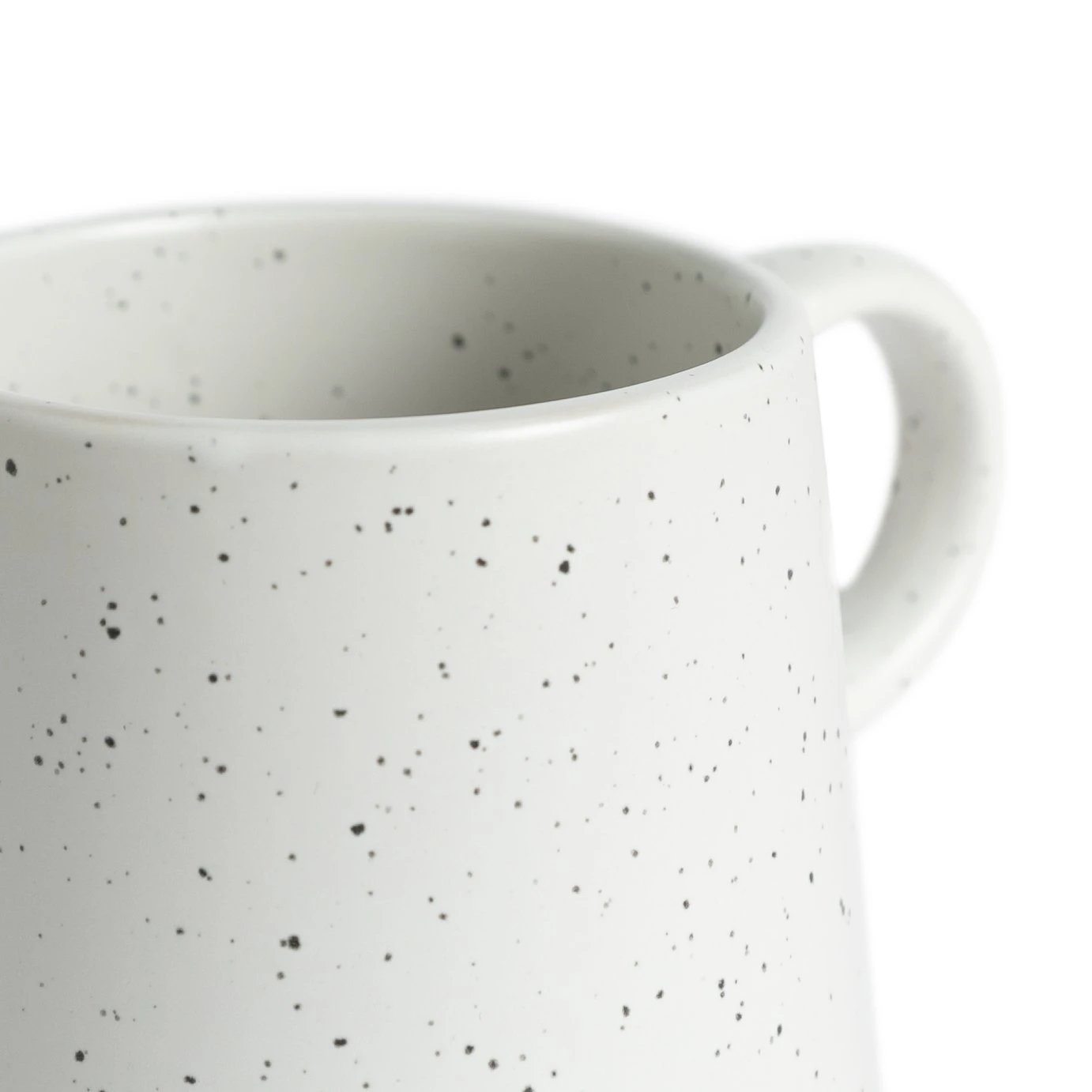 Habitat Addison Set Of 4 Speckled Mugs - White 3 Habitat Addison Set Of 4 Speckled Mugs - White - Image 3