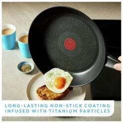 Tefal Jamie Oliver 24cm Non Stick Stainless Steel Frying Pan 10 Tefal Jamie Oliver 24cm Non Stick Stainless Steel Frying Pan -Habitat 9336373 R Z004A