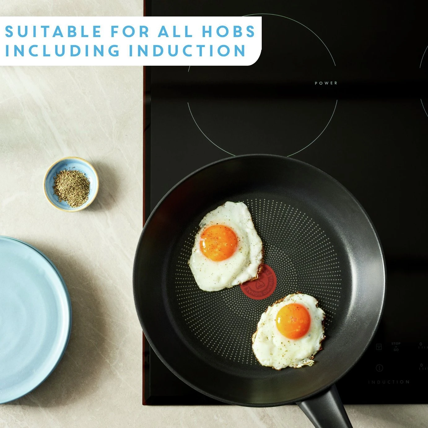 Tefal Jamie Oliver 24cm Non Stick Stainless Steel Frying Pan 6 Tefal Jamie Oliver 24cm Non Stick Stainless Steel Frying Pan - Image 6