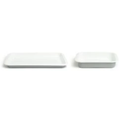 Habitat Set Of 2 Enamel Oven Tray Roaster Set