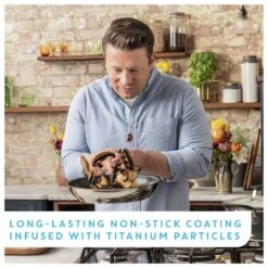 Tefal Jamie Oliver 28cm Frying Pan 12 Tefal Jamie Oliver 28cm Frying Pan -Habitat 9347427 R Z004A