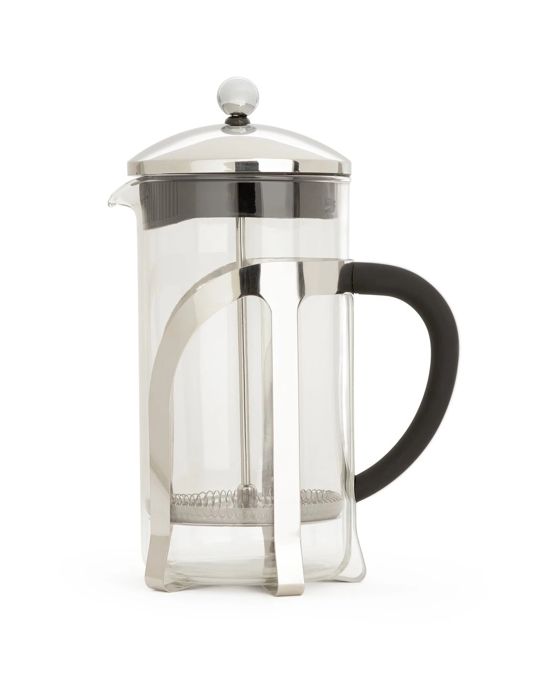 Habitat 8 Cup Cafetiere - Chrome 1 Habitat 8 Cup Cafetiere - Chrome
