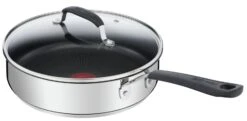 Tefal Jamie Oliver 25cm Non Stick Stainless Steel Saute Pan -Habitat 9409217 R Z003A