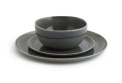 Habitat Evora 12 Piece Stoneware Dinner Set - Green -Habitat 9424254 R Z002A