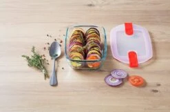 Pyrex Cook & Heat 2 Piece Rectangular Glass Dish Set -Habitat 9442298 R Z007A