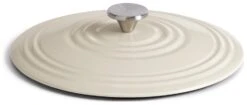 Habitat 4 Litre Cast Iron Shallow Casserole Dish - Cream -Habitat 9448137 R Z004A