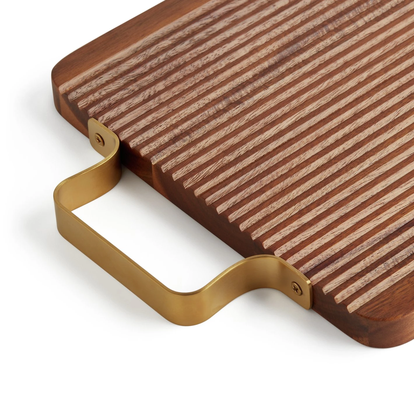 Habitat Acacia Groove Chopping Board 4 Habitat Acacia Groove Chopping Board - Image 4