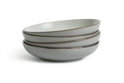 Habitat Speckle 4 Piece Stoneware Pasta Bowl - Grey -Habitat 9533073 R Z002A