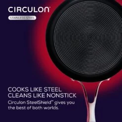 Circulon S Series 30cm Stainless Steel Saute Pan -Habitat 9533736 R Z003A