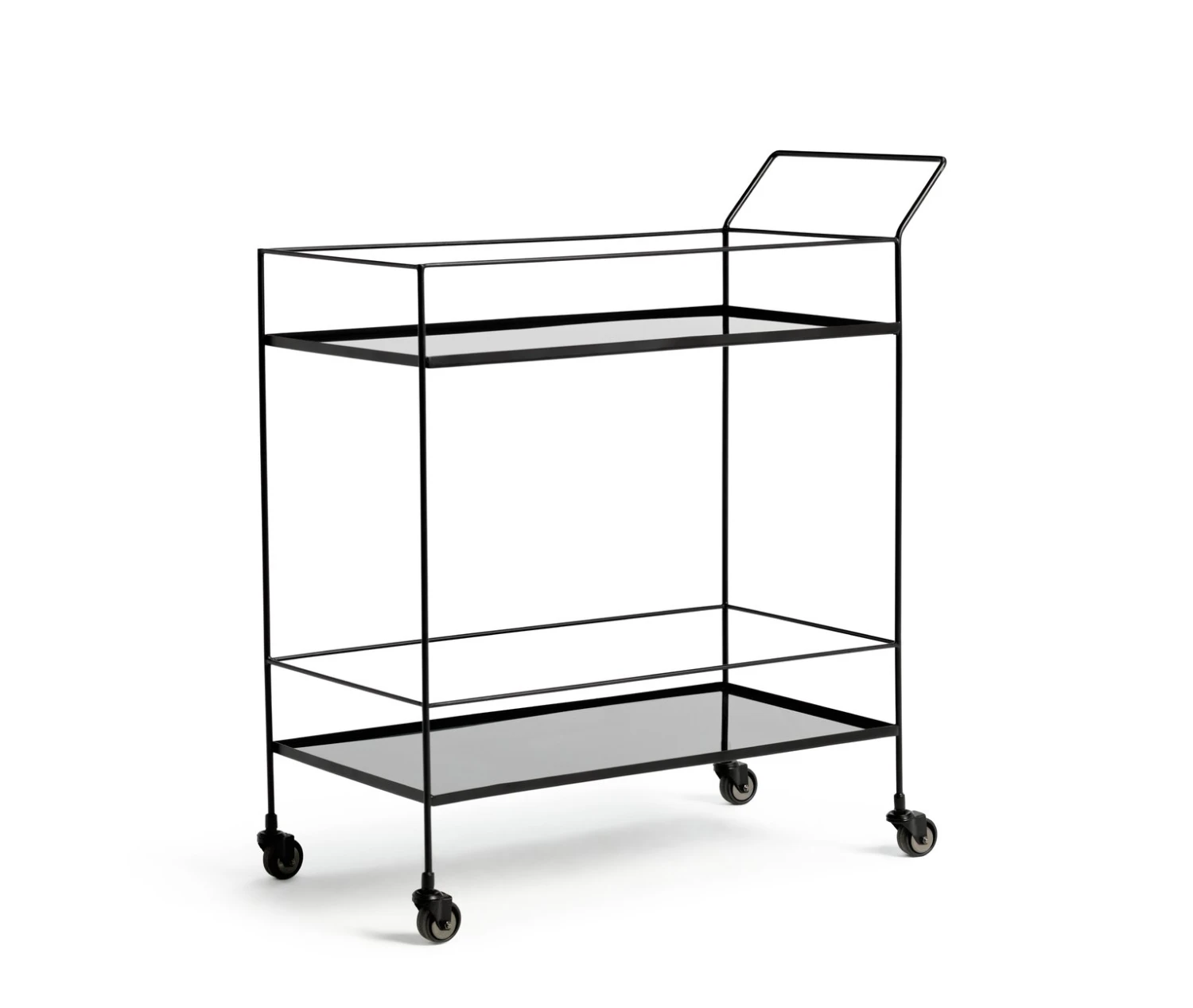 Habitat Monroe Drinks Trolley - Black 1 Habitat Monroe Drinks Trolley - Black
