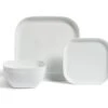 Habitat Riko Square 12 Piece Dinner Set - White