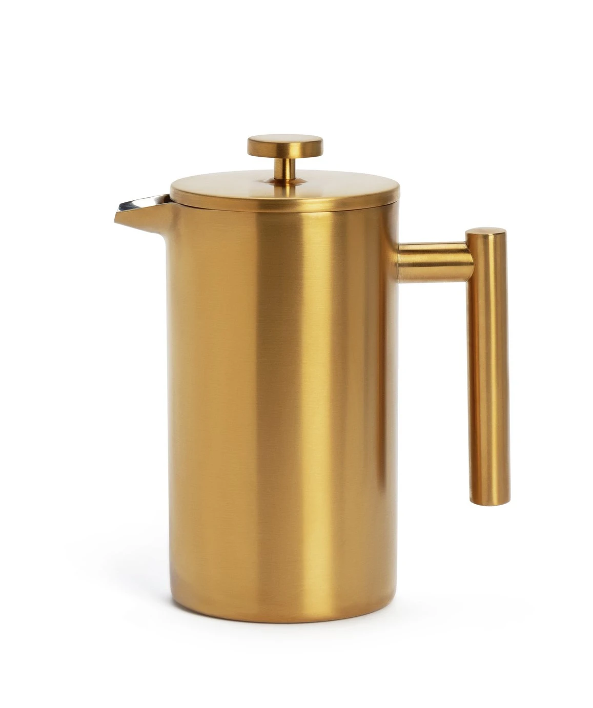 Habitat Double Walled 8 Cup Cafetiere - Gold 1 Habitat Double Walled 8 Cup Cafetiere - Gold
