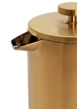Habitat Double Walled 8 Cup Cafetiere - Gold 7 Habitat Double Walled 8 Cup Cafetiere - Gold -Habitat 9560565 R Z004A