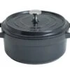 Habitat 2.4 Litre Aluminium Casserole Dish - Black