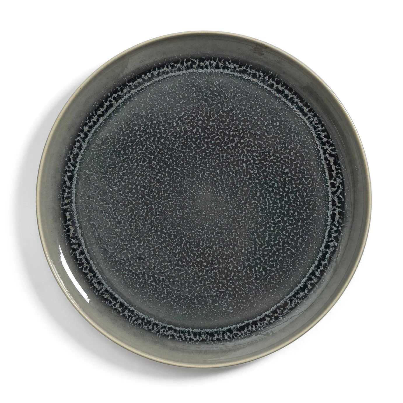 Habitat Evora 4 Piece Stoneware Dinner Plate - Green 4 Habitat Evora 4 Piece Stoneware Dinner Plate - Green - Image 4