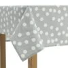 Habitat Spot Wipe Clean Tablecloth - Grey And White