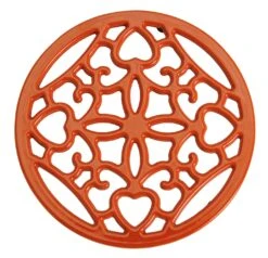Habitat Cast Iron Trivet - Orange 7 Habitat Cast Iron Trivet - Orange -Habitat 9574142 R Z005A