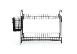 Habitat Industrial Wire Dish Drainer - Black