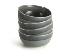 Habitat Evora 4 Piece Stoneware Cereal Bowl - Green -Habitat 9578557 R Z002A