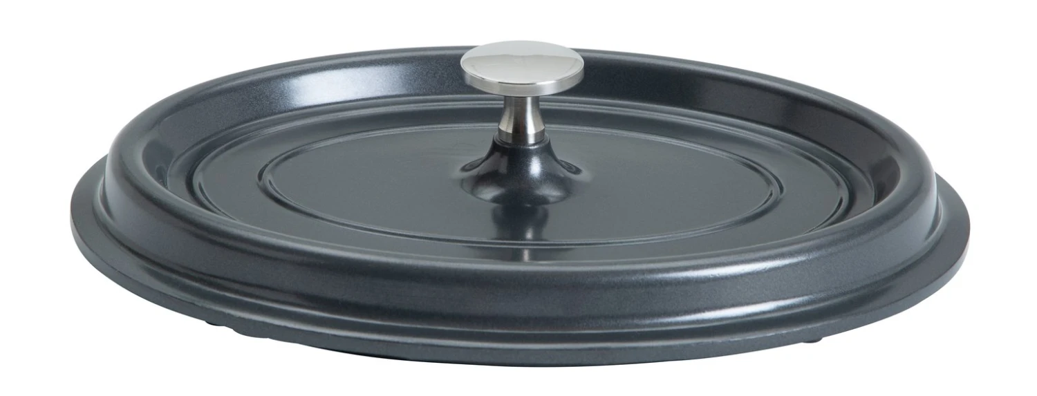 Habitat 4.2LT Cast Aluminium Casserole Dish - Black 4 Habitat 4.2LT Cast Aluminium Casserole Dish - Black - Image 4