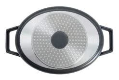 Habitat 4.2LT Cast Aluminium Casserole Dish - Black 9 Habitat 4.2LT Cast Aluminium Casserole Dish - Black -Habitat 9588994 R Z004A