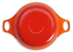 Habitat 20cm Round Cast Iron Oven Dish - Orange -Habitat 9594036 R Z004A