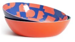 Habitat Abstract Play Melamine Picnic Serve Bowl -Pack Of 2 -Habitat 9605987 R Z003A