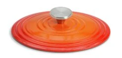 Habitat 2.4Litre Oval Cast Iron Casserole Dish - Orange -Habitat 9606766 R Z003A
