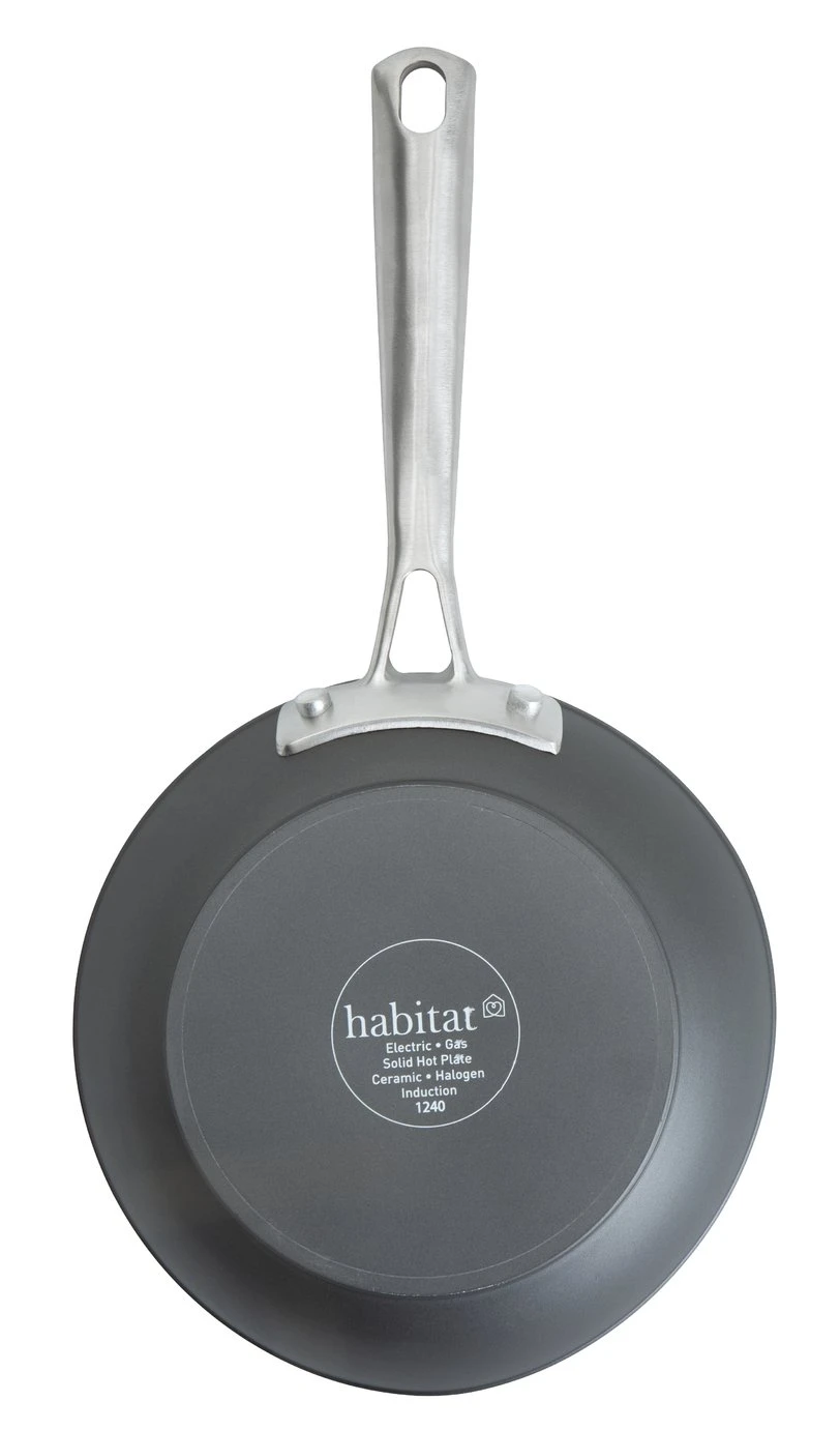 Habitat 20cm Hard Anodised Aluminium Frying Pan 4 Habitat 20cm Hard Anodised Aluminium Frying Pan - Image 4