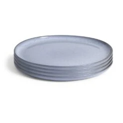Habitat Evora 4 Piece Stoneware Side Plates - Blue -Habitat 9631102 R Z002A