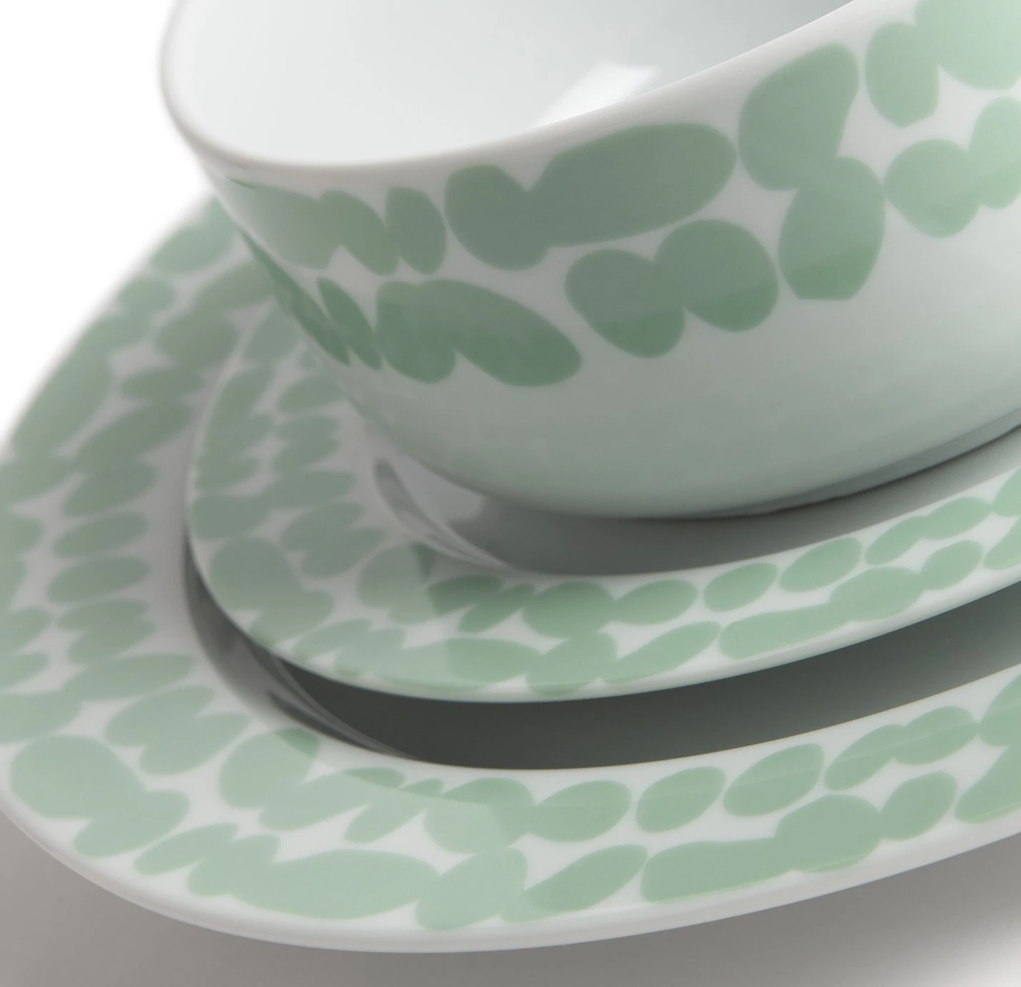 Habitat Scandi Decal 12 Piece Porcelain Dinner Set 7 Habitat Scandi Decal 12 Piece Porcelain Dinner Set - Image 7