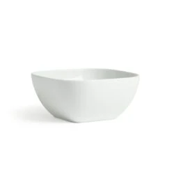 Habitat Riko Square 4 Piece Cereal Bowls - White -Habitat 9634790 R Z002A